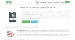 Desktop Screenshot of ost2pstfree.com